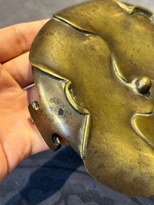 A Chinese bronze tripod censer with cover and stand, 19th C. — photo 24