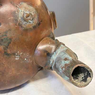 A Chinese bronze tripod censer with handles — 照片 18