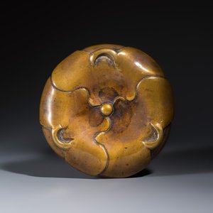 A Chinese bronze tripod censer with handles and stand — photo 8