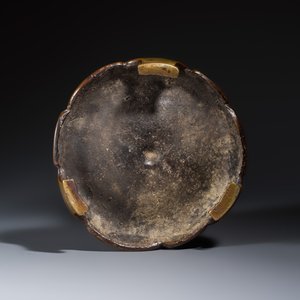 A Chinese bronze tripod censer with handles and stand — photo 9