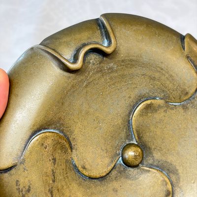 A Chinese bronze tripod censer with handles and stand — photo 16