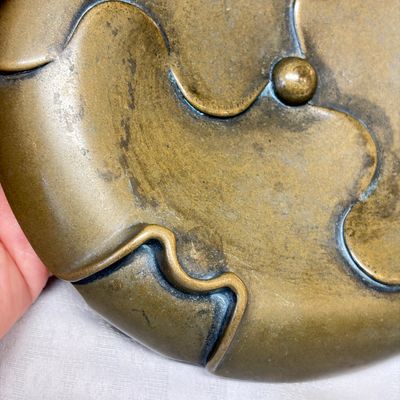 A Chinese bronze tripod censer with handles and stand — photo 17