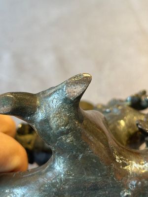 A Chinese bronze vase in the shape of a prunus, Ming — photo 9