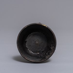 A Chinese bronze water dropper in the shape of a perched bird, Ming — 照片 7