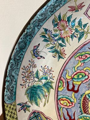 A Chinese Canton enamel 'dragon' dish, Kangxi mark, Qianlong — 照片 4
