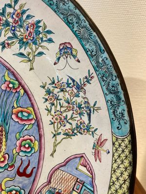 A Chinese Canton enamel 'dragon' dish, Kangxi mark, Qianlong — 照片 5