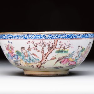 A Chinese Canton enamel 'Eight Immortals' bowl, 18th C. — photo 5