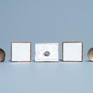 A Chinese Canton enamel inkwell set on stand, Qianlong — 照片 15