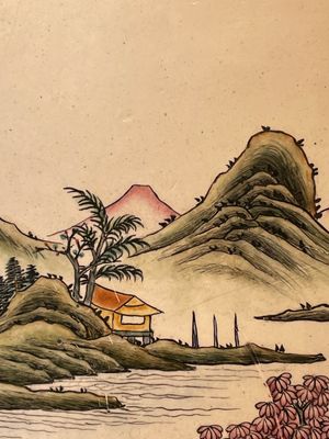 A Chinese Canton enamel plaque and large dish, Qianlong mark, 19th C. — photo 19
