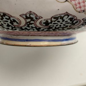 A Chinese Canton enamel teapot on warming stand, Qianlong — 照片 14