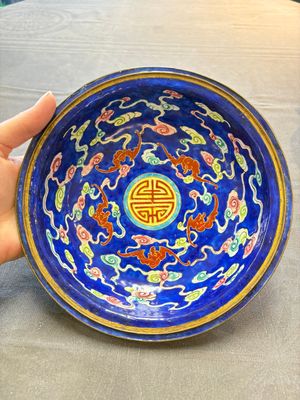 A Chinese Canton enamel three-piece warming bowl or tureen, Qianlong — 照片 7