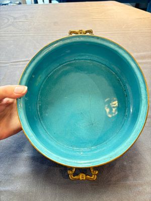 A Chinese Canton enamel three-piece warming bowl or tureen, Qianlong — 照片 9