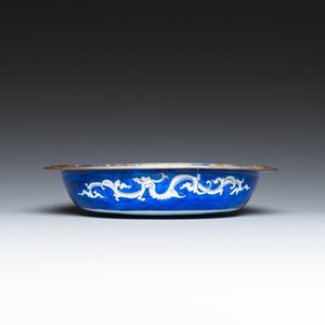 A Chinese Canton enamel three-piece warming bowl, Qianlong — 照片 10