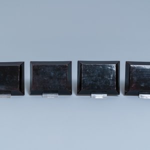 A Chinese Canton export gilt and lacquer gaming box with mother-of-pearl accessories, 19th C. — photo 19