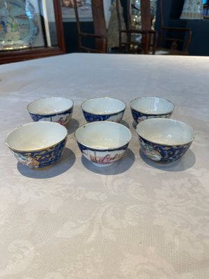 A Chinese Canton famille rose 18-piece 'mandarin subject' tea service, Qianlong — foto 23