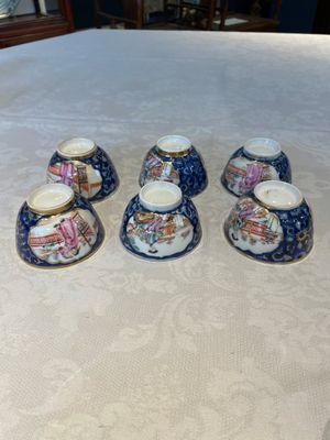 A Chinese Canton famille rose 18-piece 'mandarin subject' tea service, Qianlong — foto 24