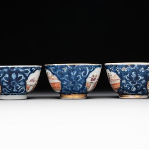 A Chinese Canton famille rose 18-piece 'mandarin subject' tea service, Qianlong — foto 27