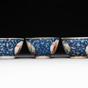 A Chinese Canton famille rose 18-piece 'mandarin subject' tea service, Qianlong — foto 29