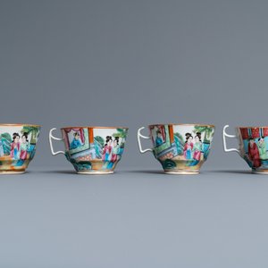 A Chinese Canton famille rose 18-piece tea service, 19th C. — 照片 27