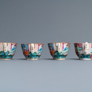 A Chinese Canton famille rose 18-piece tea service, 19th C. — 照片 28