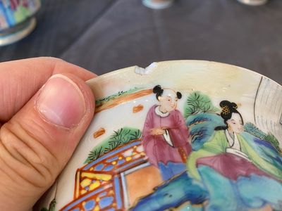 A Chinese Canton famille rose 24-piece tea service, 19th C. — 照片 14