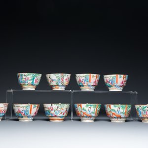 A Chinese Canton famille rose 24-piece tea service, 19th C. — 照片 7