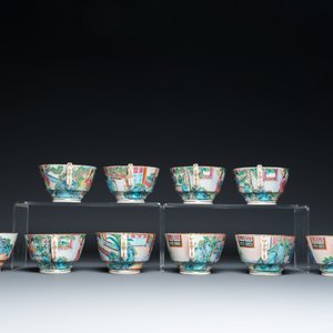 A Chinese Canton famille rose 24-piece tea service, 19th C. — 照片 8