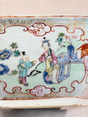 A Chinese Canton famille rose hexagonal tureen and cover, Qianlong — foto 8