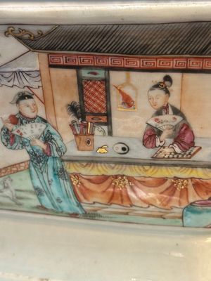 A Chinese Canton famille rose 'mandarin subject' tureen, cover and stand, Qianlong — 照片 14