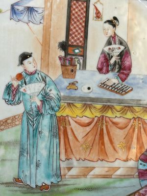 A Chinese Canton famille rose 'mandarin subject' tureen, cover and stand, Qianlong — 照片 19