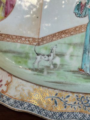 A Chinese Canton famille rose 'mandarin subject' tureen, cover and stand, Qianlong — 照片 21