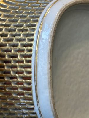 A Chinese Canton famille rose reticulated basket and stand, 19th C. — 照片 18