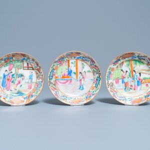 A Chinese Canton famille rose tea service, 19th C. — 照片 22