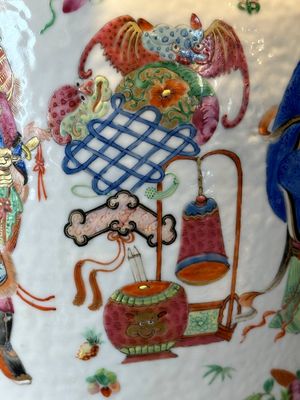 A Chinese Canton famille rose 'Wu Shuang Pu' vase, 19th C. — foto 14