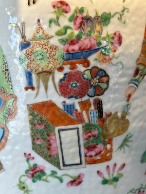 A Chinese Canton famille rose 'Wu Shuang Pu' vase, 19th C. — foto 16