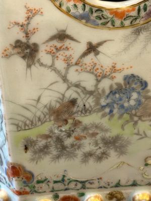 A Chinese Canton famille verte garden seat with figurative design, 19th C. — photo 13