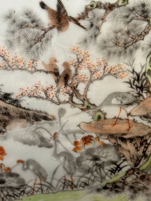 A Chinese Canton famille verte garden seat with figurative design, 19th C. — photo 17