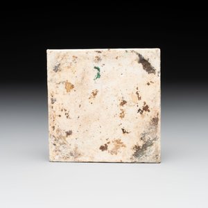 A Chinese Canton famille verte tile, 19th C. — foto 2