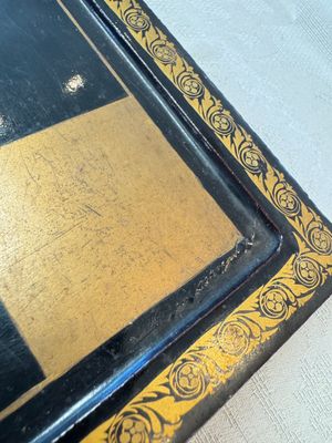 A Chinese Canton gilt-lacquered backgammon board, 19th C. — 照片 2