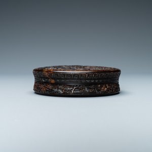 A Chinese Canton tortoise veneer covered box, 19th C. — 照片 6