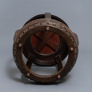 A Chinese carved hardwood stand with rootwood top, 19th C. — 照片 7