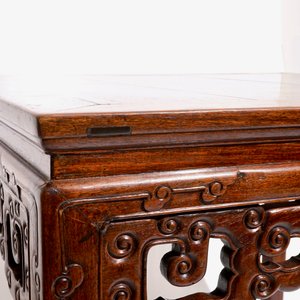 A Chinese carved hardwood table, 19/20th C. — 照片 6