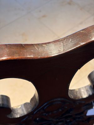 A Chinese carved hongmu armchair, 19th C. — foto 3
