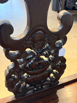 A Chinese carved hongmu armchair, 19th C. — foto 5