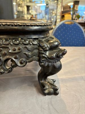 A Chinese carved hongmu stand, Canton 19th C. — 照片 16