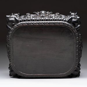 A Chinese carved hongmu stand, Canton 19th C. — 照片 6