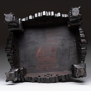 A Chinese carved hongmu stand, Canton 19th C. — 照片 7