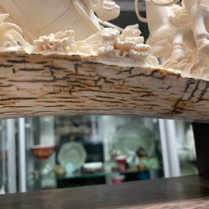 A Chinese carved ivory group with warriors on horseback, 2nd quarter 20th C. — 照片 14