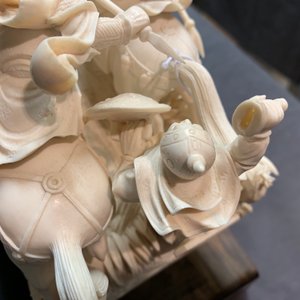 A Chinese carved ivory group with warriors on horseback, 2nd quarter 20th C. — 照片 19