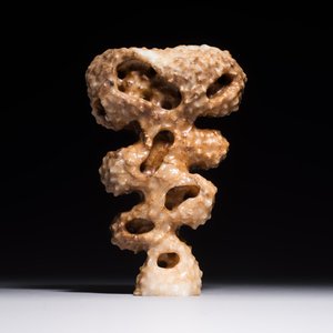 A Chinese carved jade model of a scholar's rock, 20th C. — photo 4